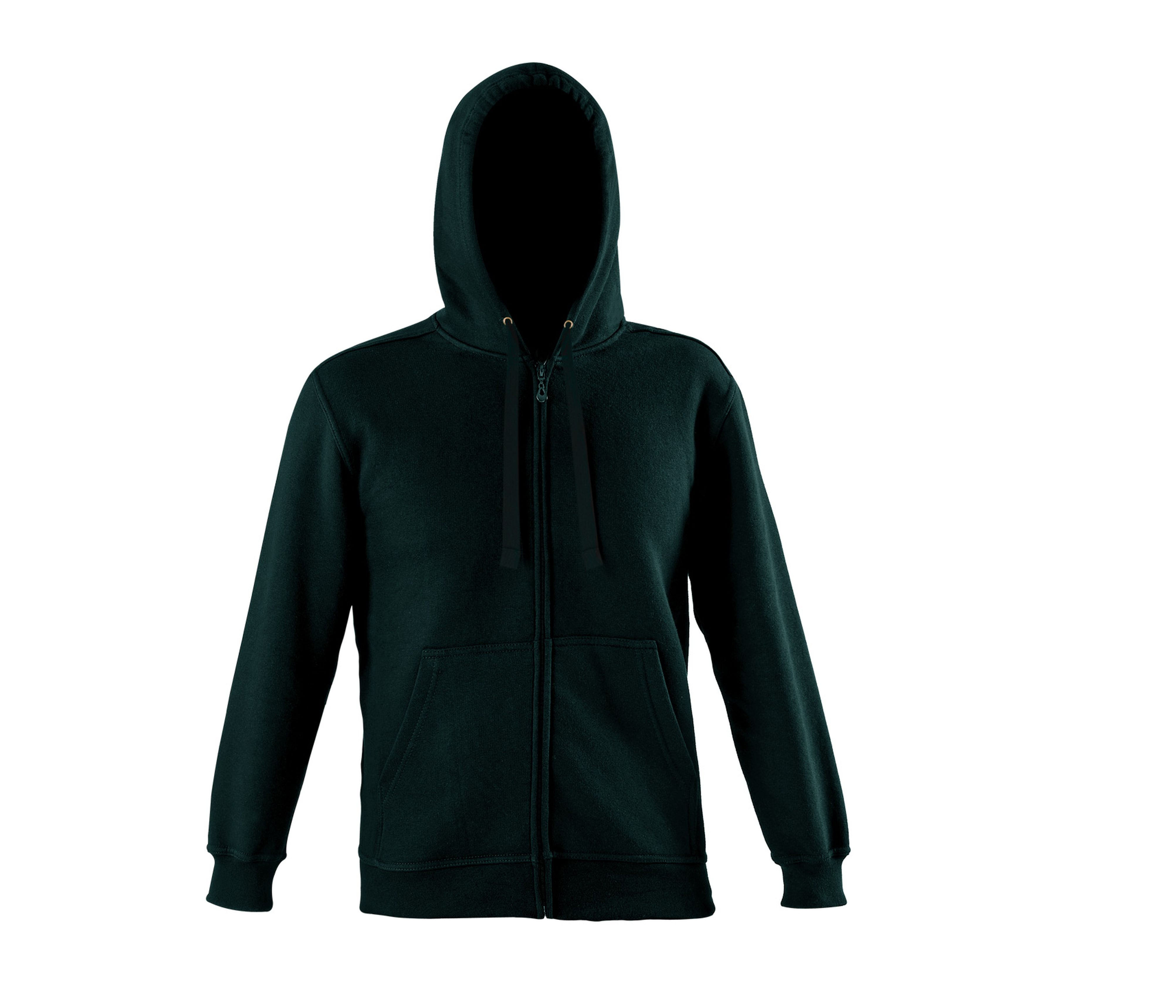 ZIP THROUGH HOODED