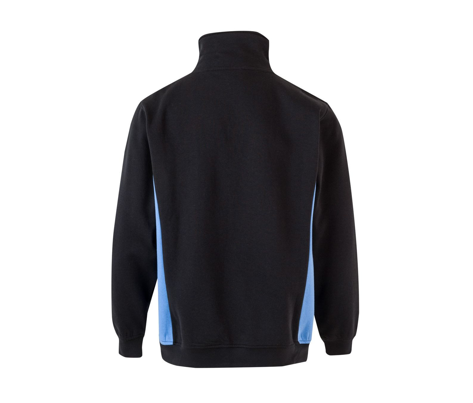 SWEAT BICOLORE COL ZIPPÉ
