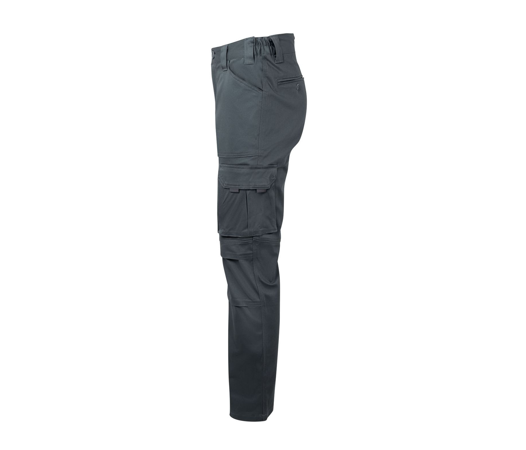 PANTALON MULTIPOCHES EN COTON STRETCH
