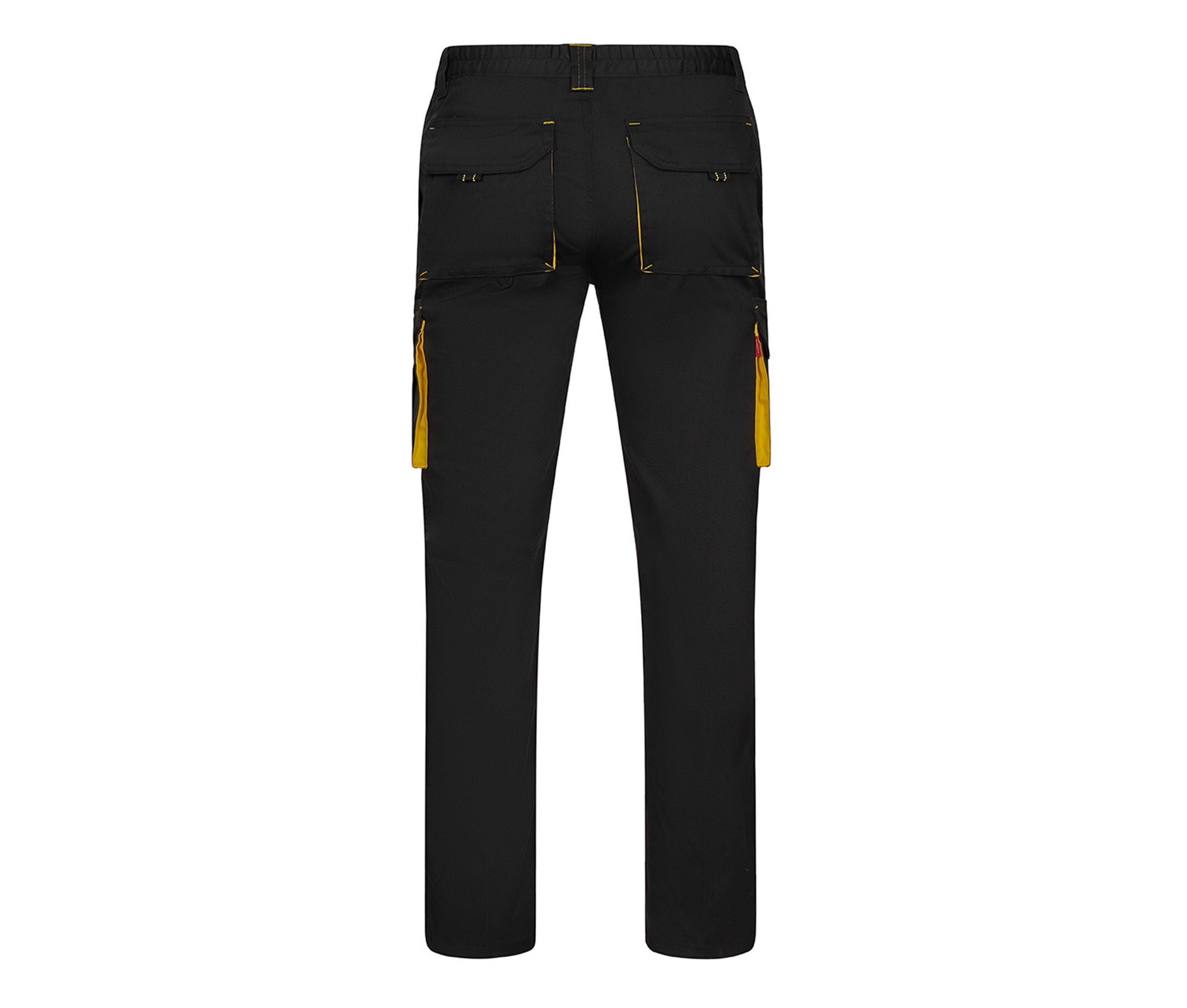 PANTALON STRETCH MULTIPOCHES BICOLORE